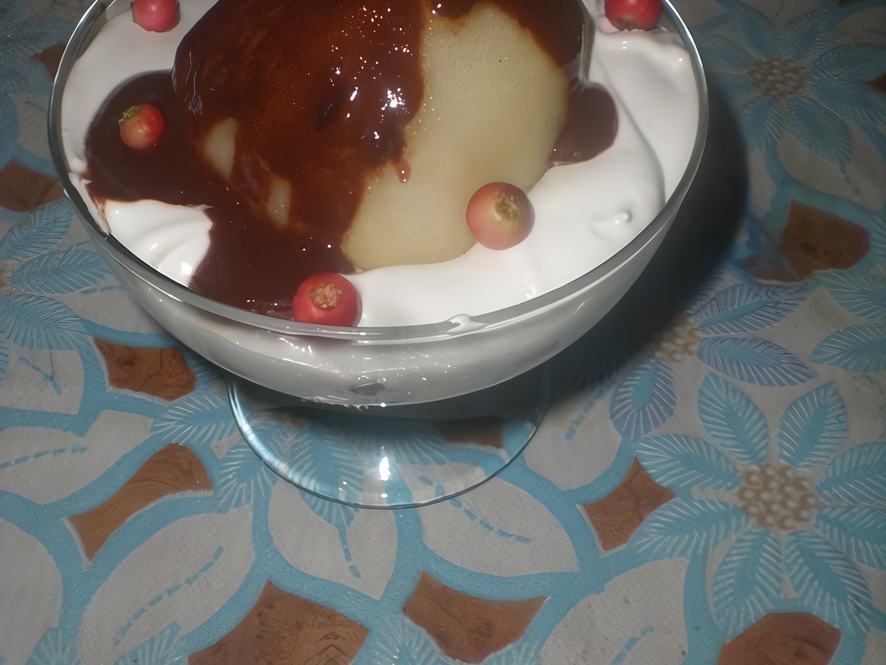 Pear in Chocolate