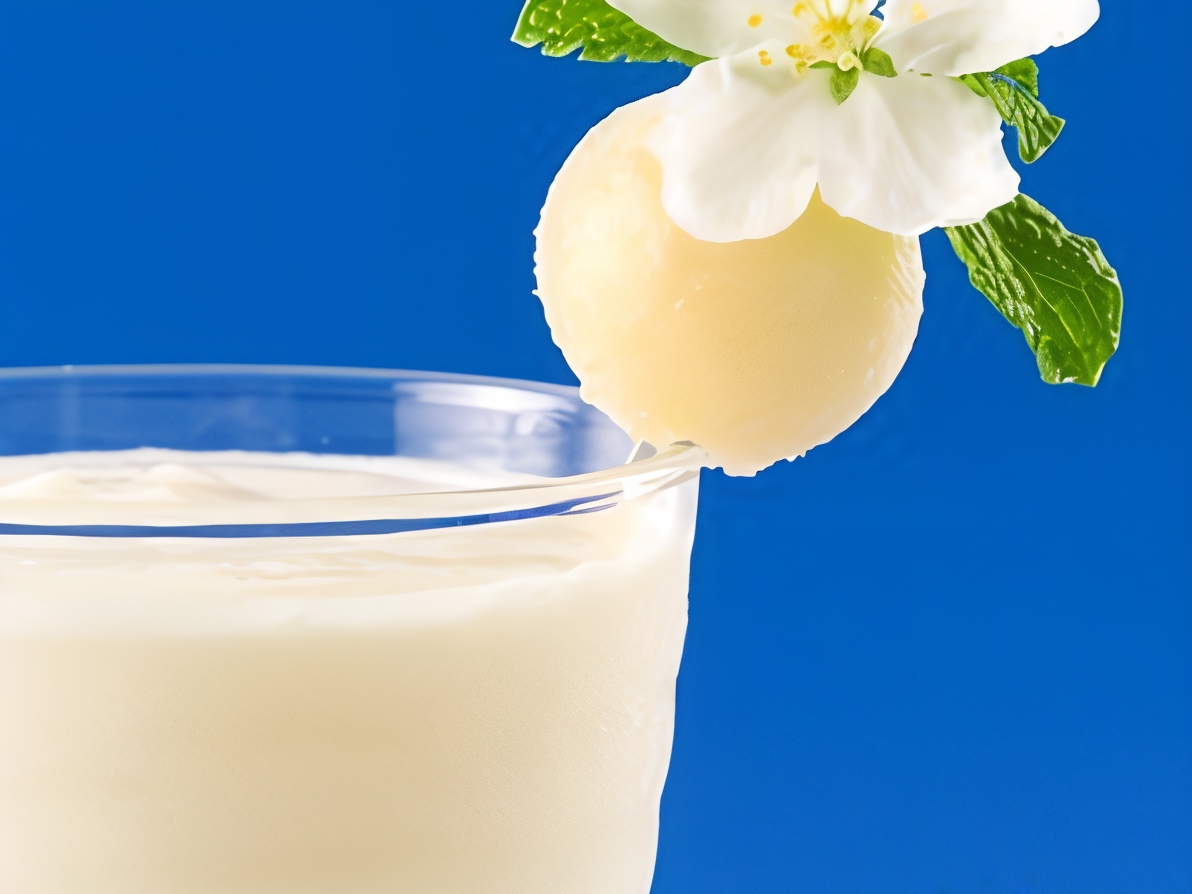 Pear Cream with Almonds