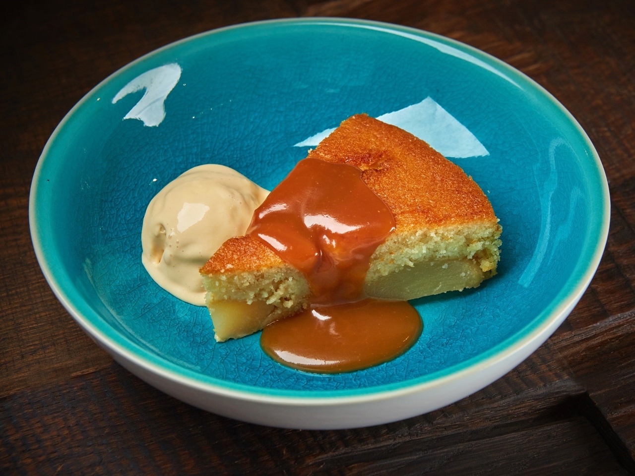 Pear Pie with Salted Caramel
