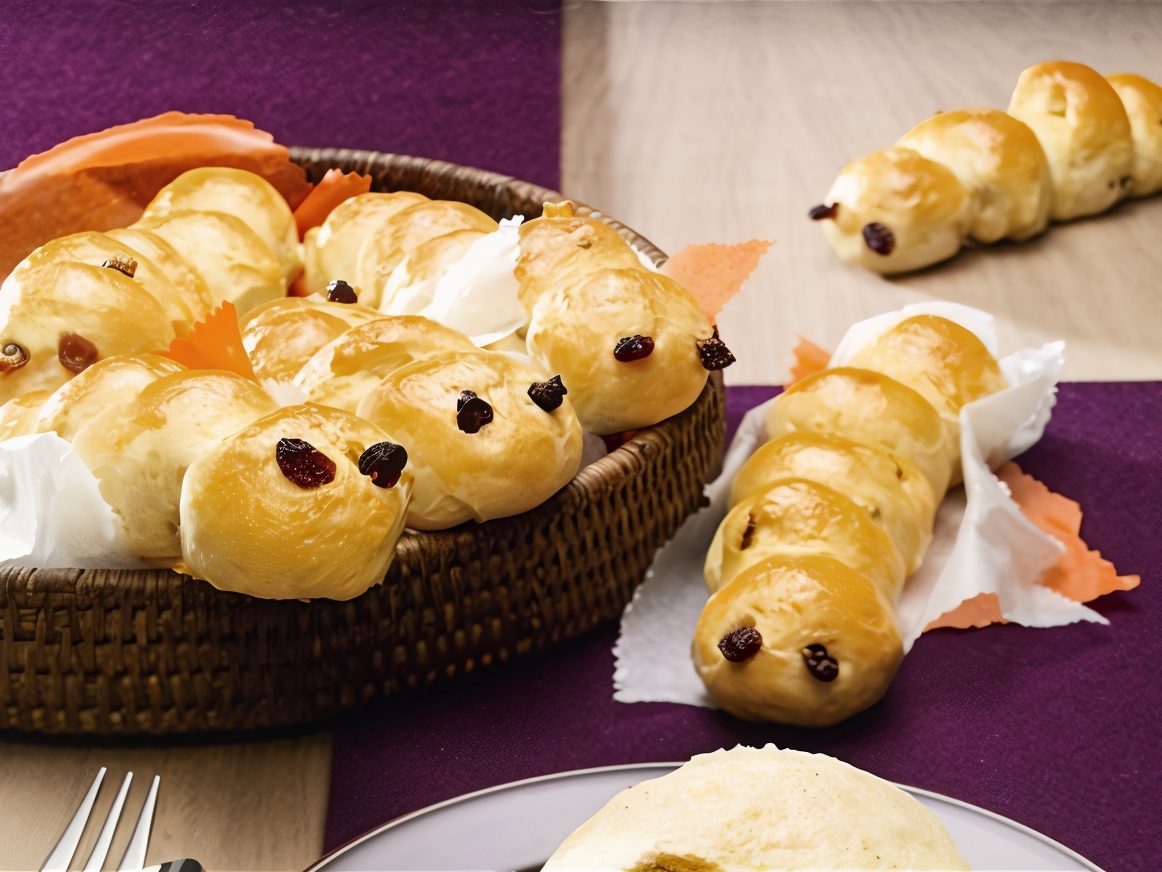 Caterpillars with Raisins