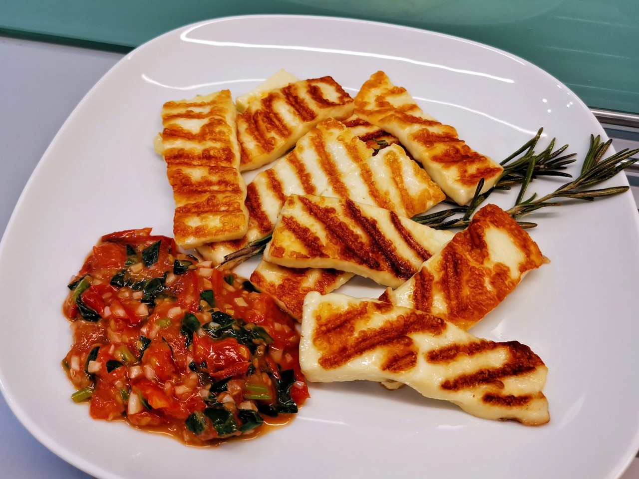 Pan-Fried Halloumi