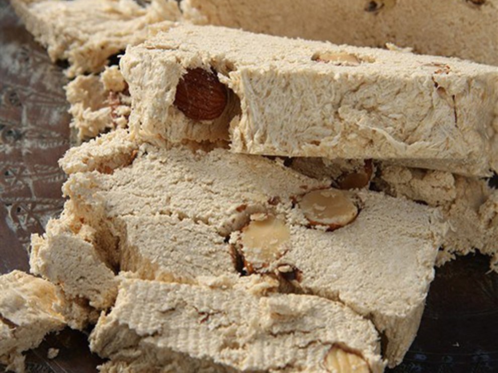 Semolina Halva with Walnuts and Cinnamon