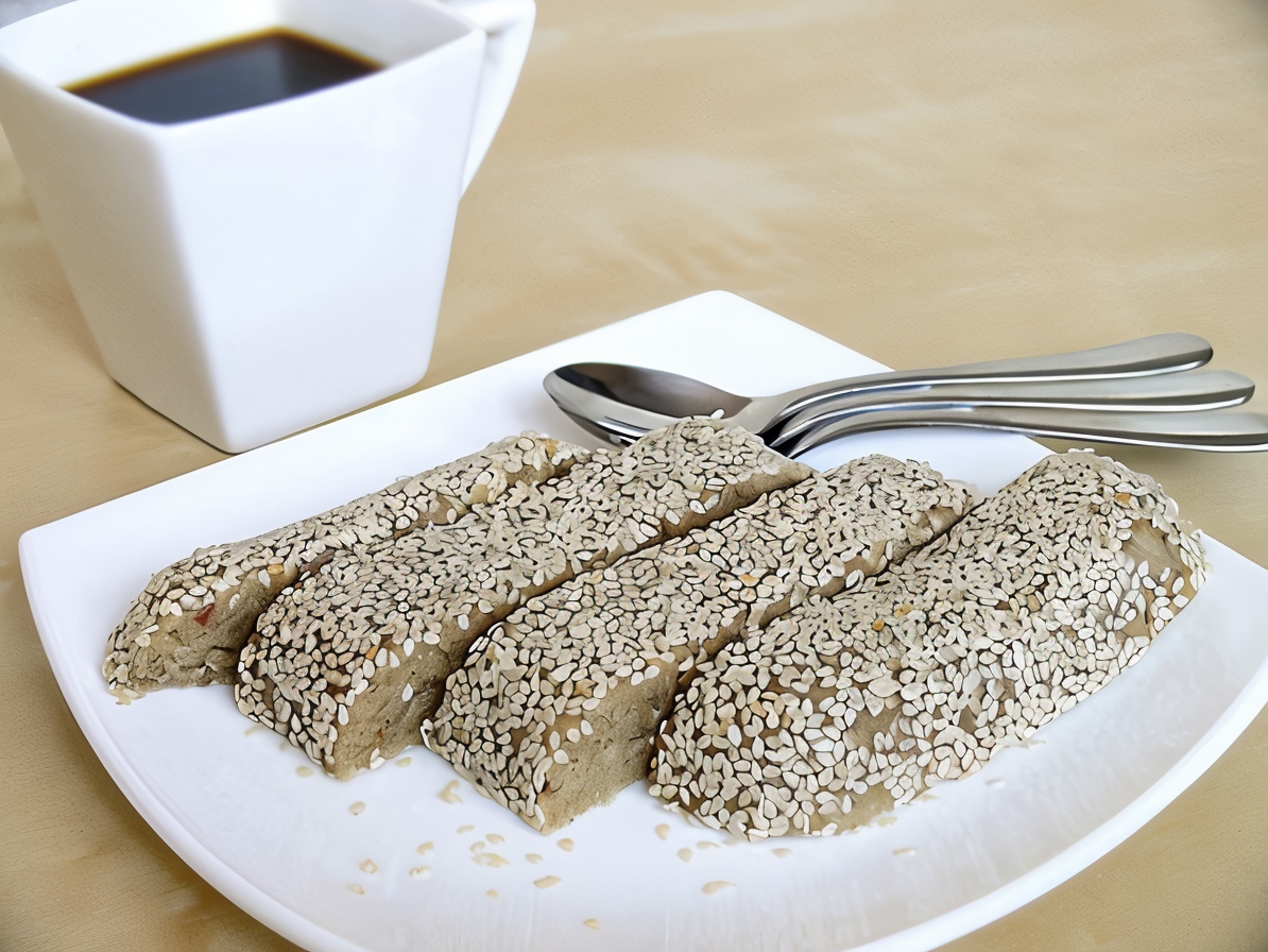 Sesame-Peanut Halva
