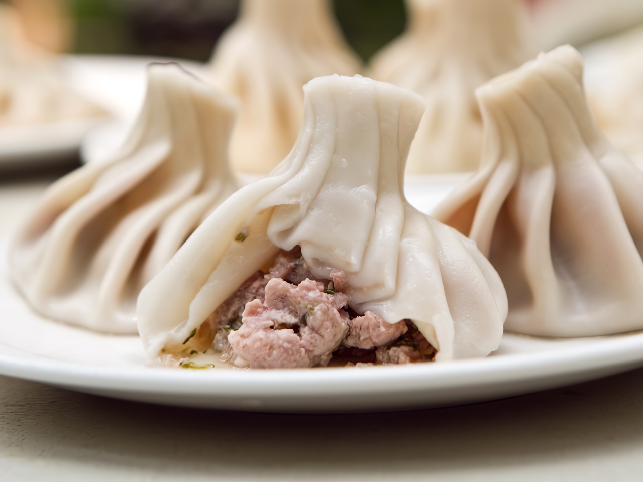 Khinkali with Beef and Fat