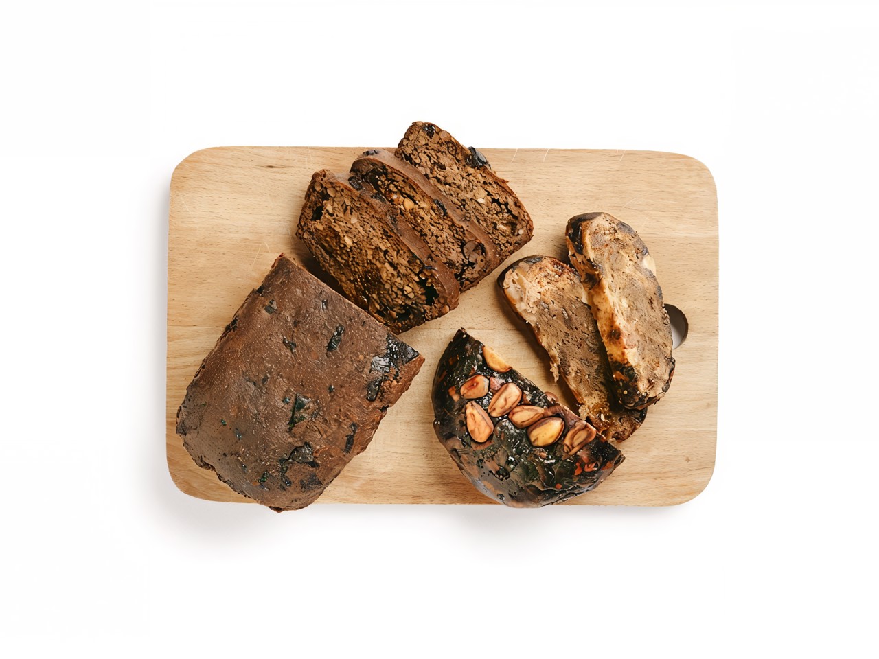 Nut Flour Bread with Dried Fruits