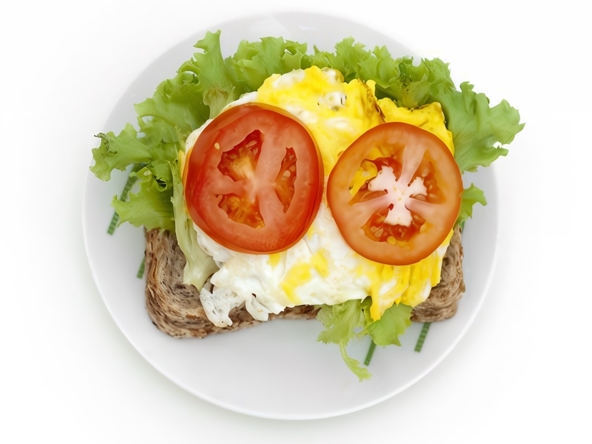 Crispy Bread with Omelette