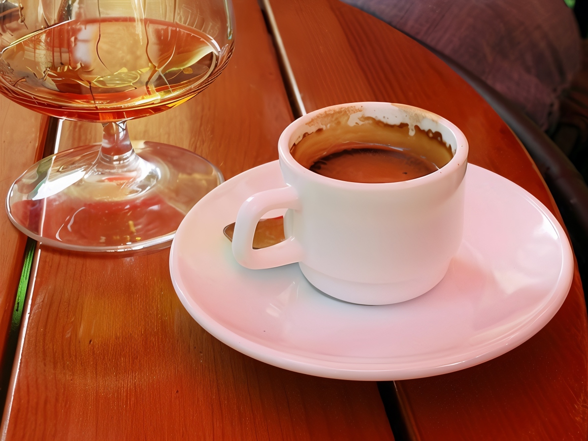 Cold Coffee with Brandy