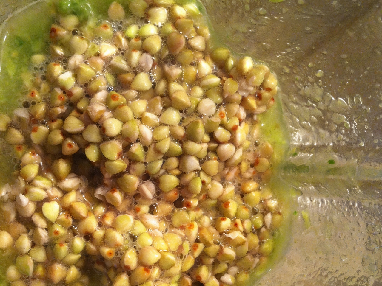 Cold Buckwheat Soup with Tomatoes, Avocado, and Basil