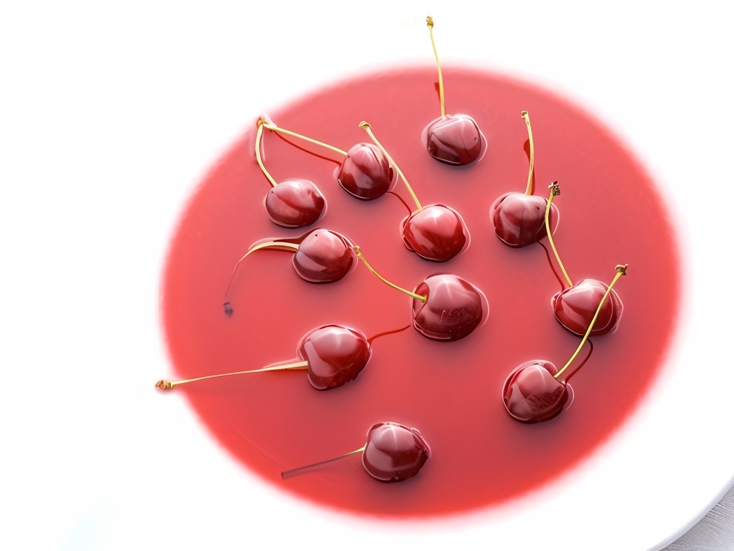 Cold Cherry Soup with Brandy