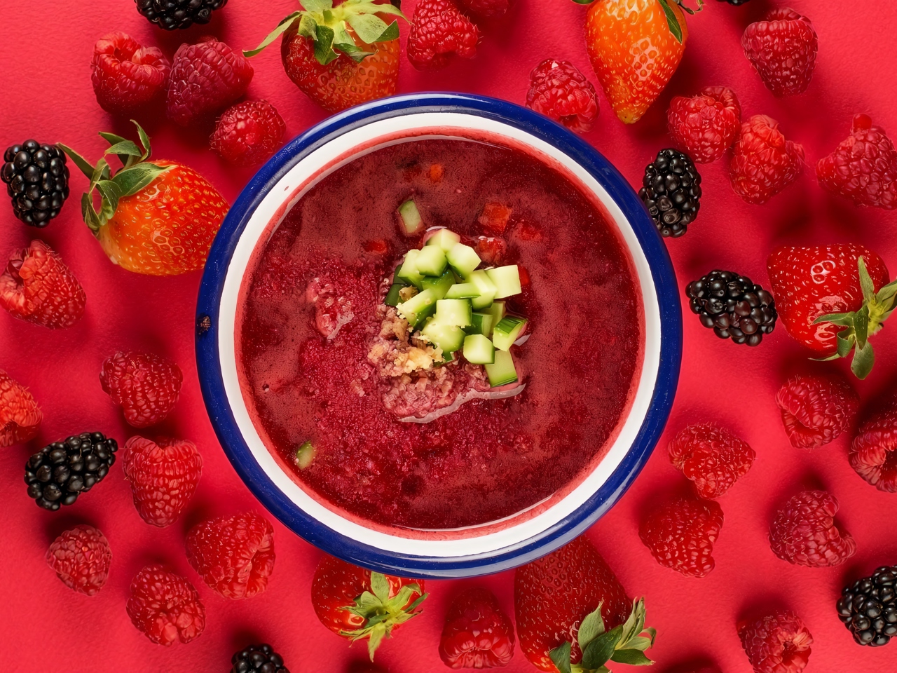 Cold Georgian Cherry Soup Chrianteli