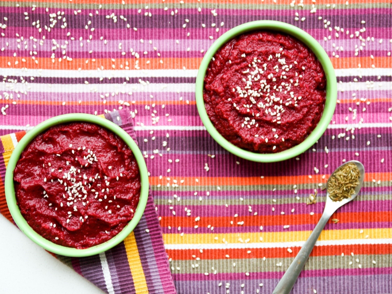 Beetroot and Chickpea Hummus