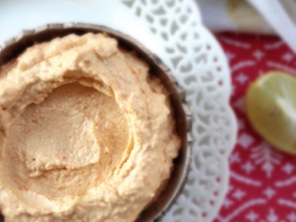 Hummus with Tahini, Cumin, Garlic, Lemon Juice, and Olive Oil