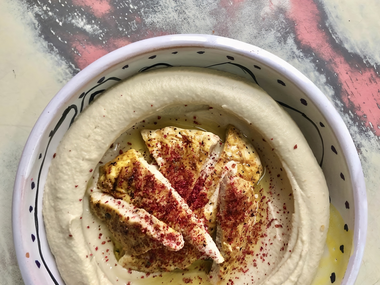 Hummus with Chicken