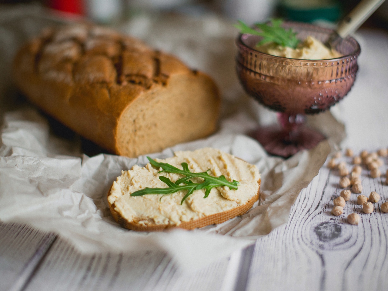 Hummus with Parsley