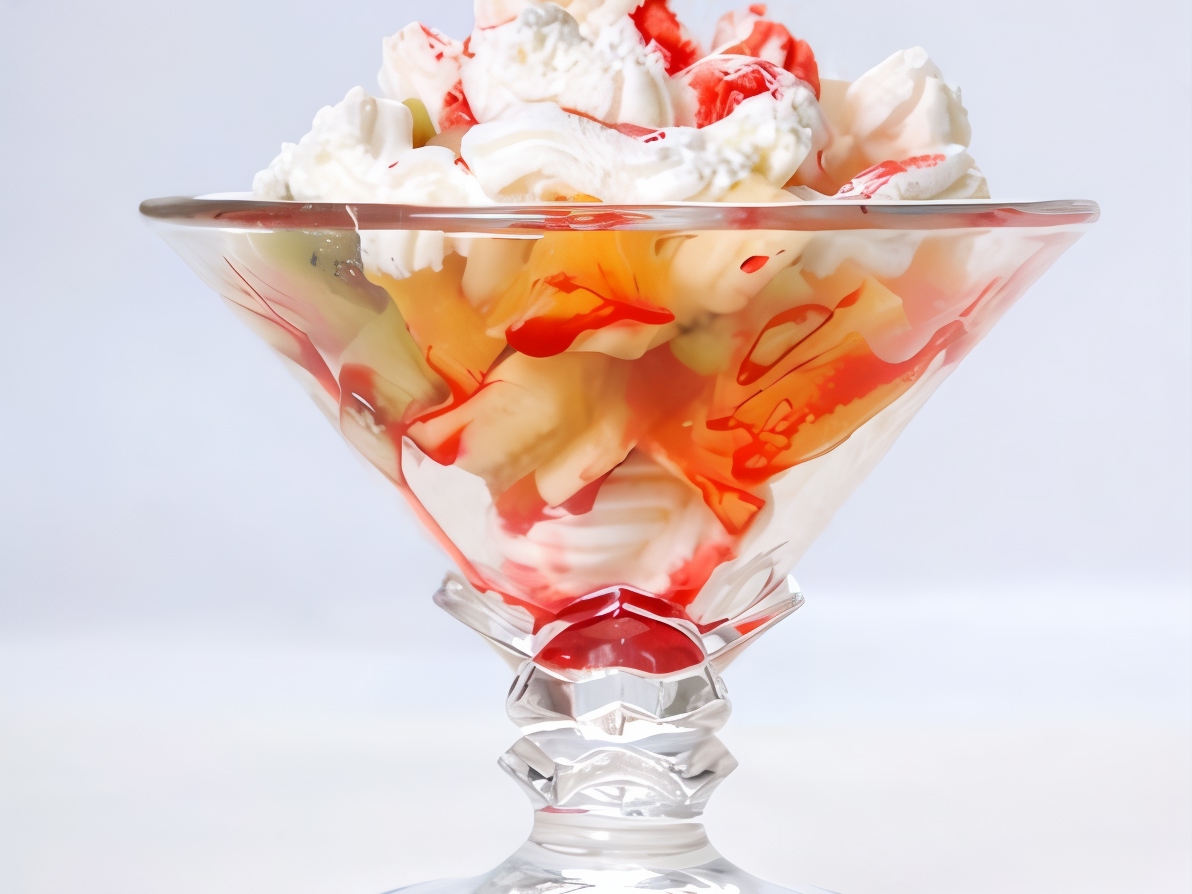 Ginger Whipped Cream with Candied Ginger
