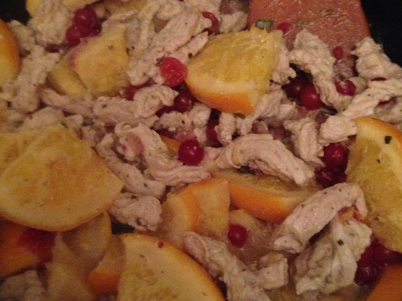 Turkey with Cranberries and Oranges