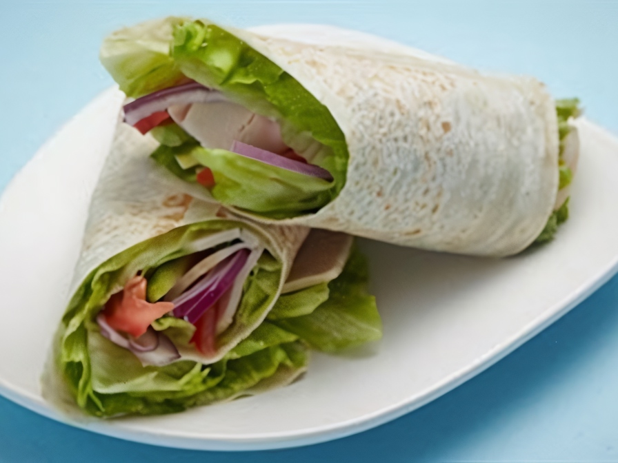 Turkey with Salad in Lavash