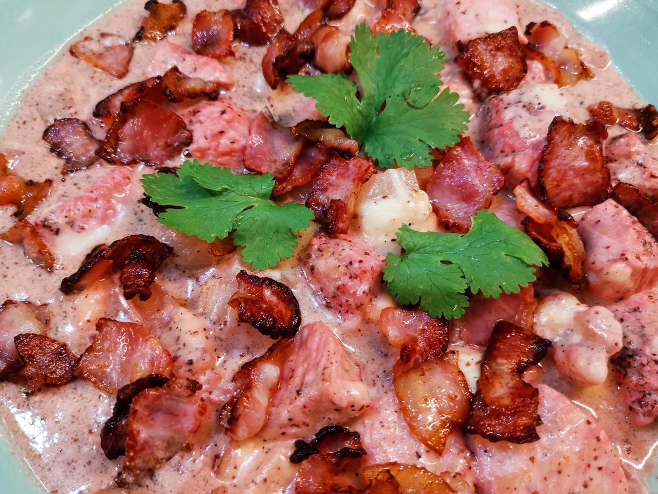 Turkey with Bacon