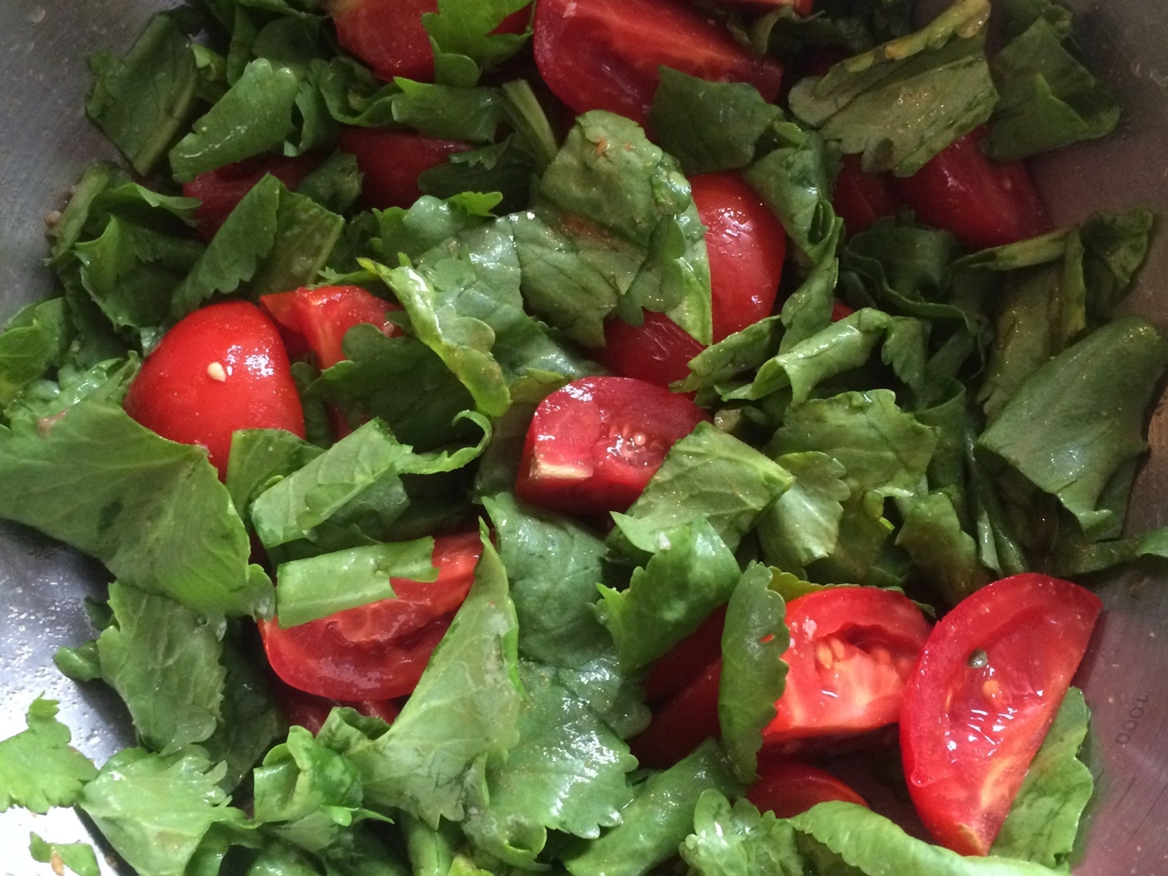 Indian Kachumber Salad with Watercress