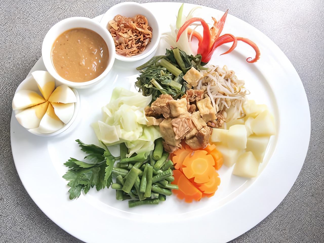 Indonesian Salad (Gado Gado)