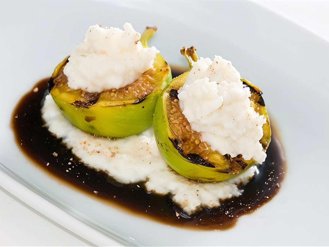 Grilled Figs with Ricotta