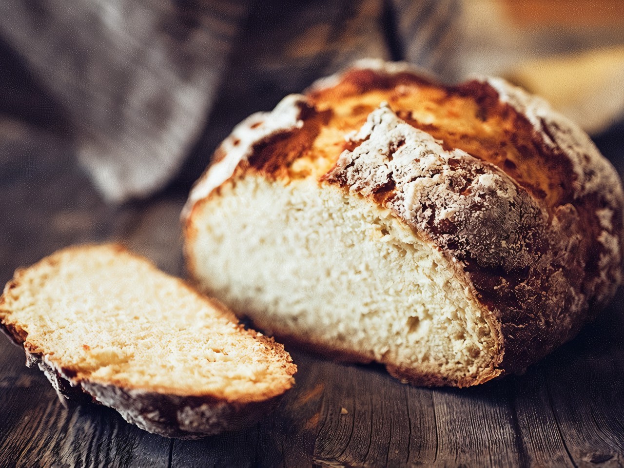 Irish Soda Bread in a Cast Iron Skillet
