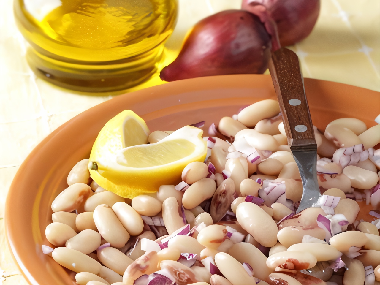 Italian White Bean and Red Onion Salad