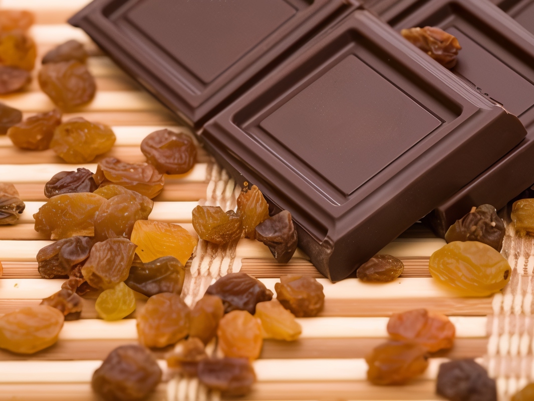 Raisins in Dark and Milk Chocolate