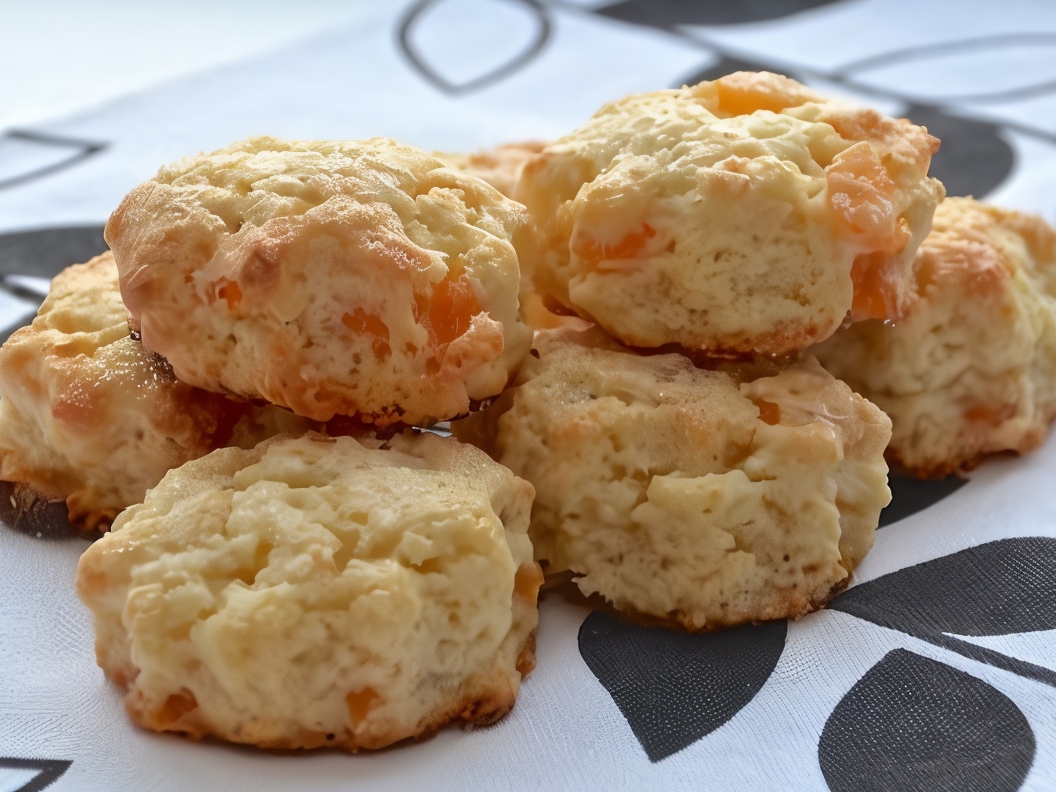Apple Scones with Lemon