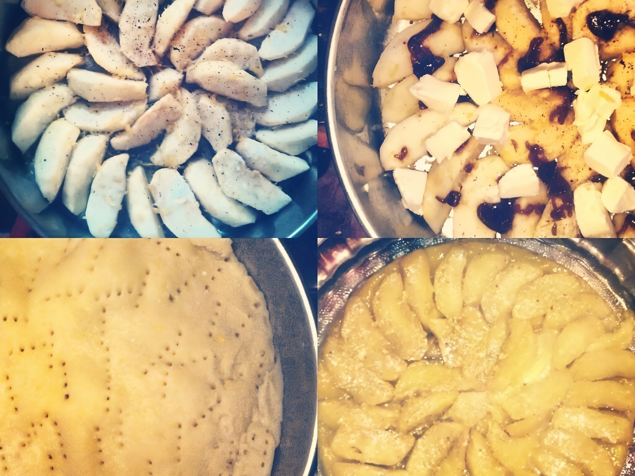 Apple Tarte Tatin with Lemon Zest and Cinnamon