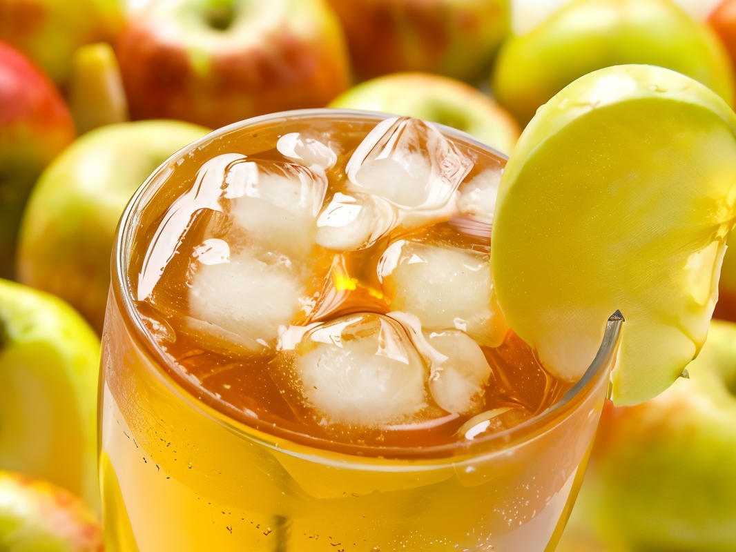 Apple-Lemon Refreshing Cocktail