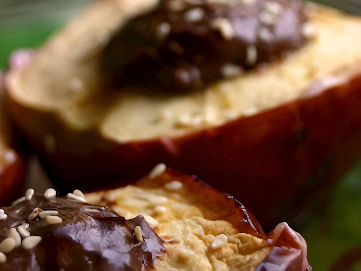 Apples with Chocolate Cheese