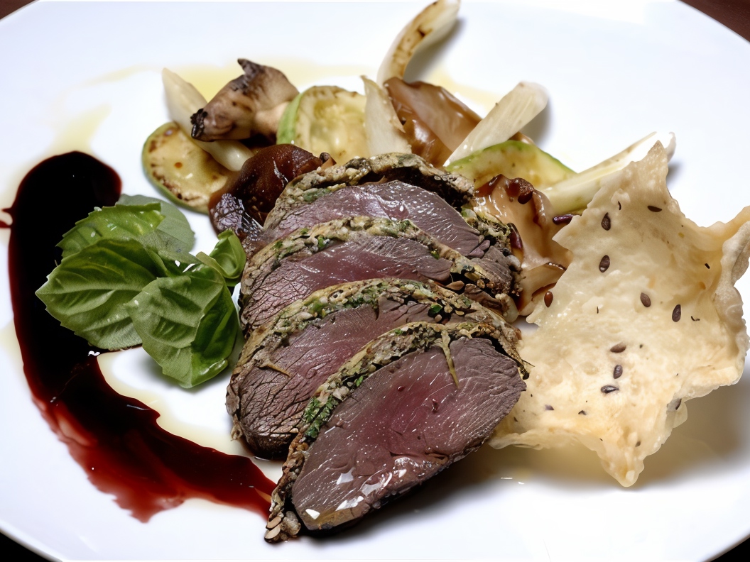Lamb with Mint Pesto