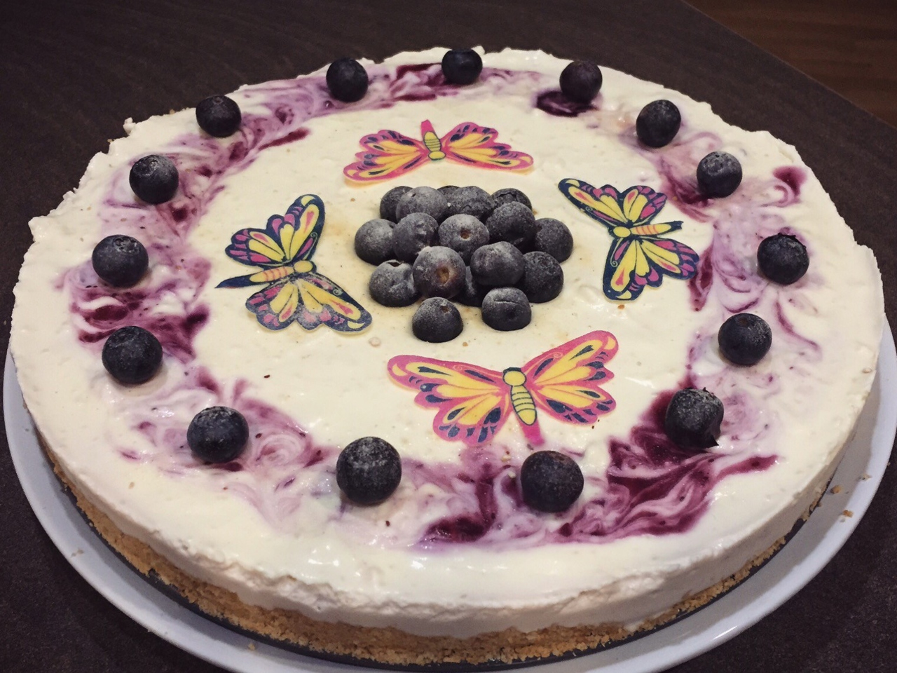 No-Bake Berry Cheesecake