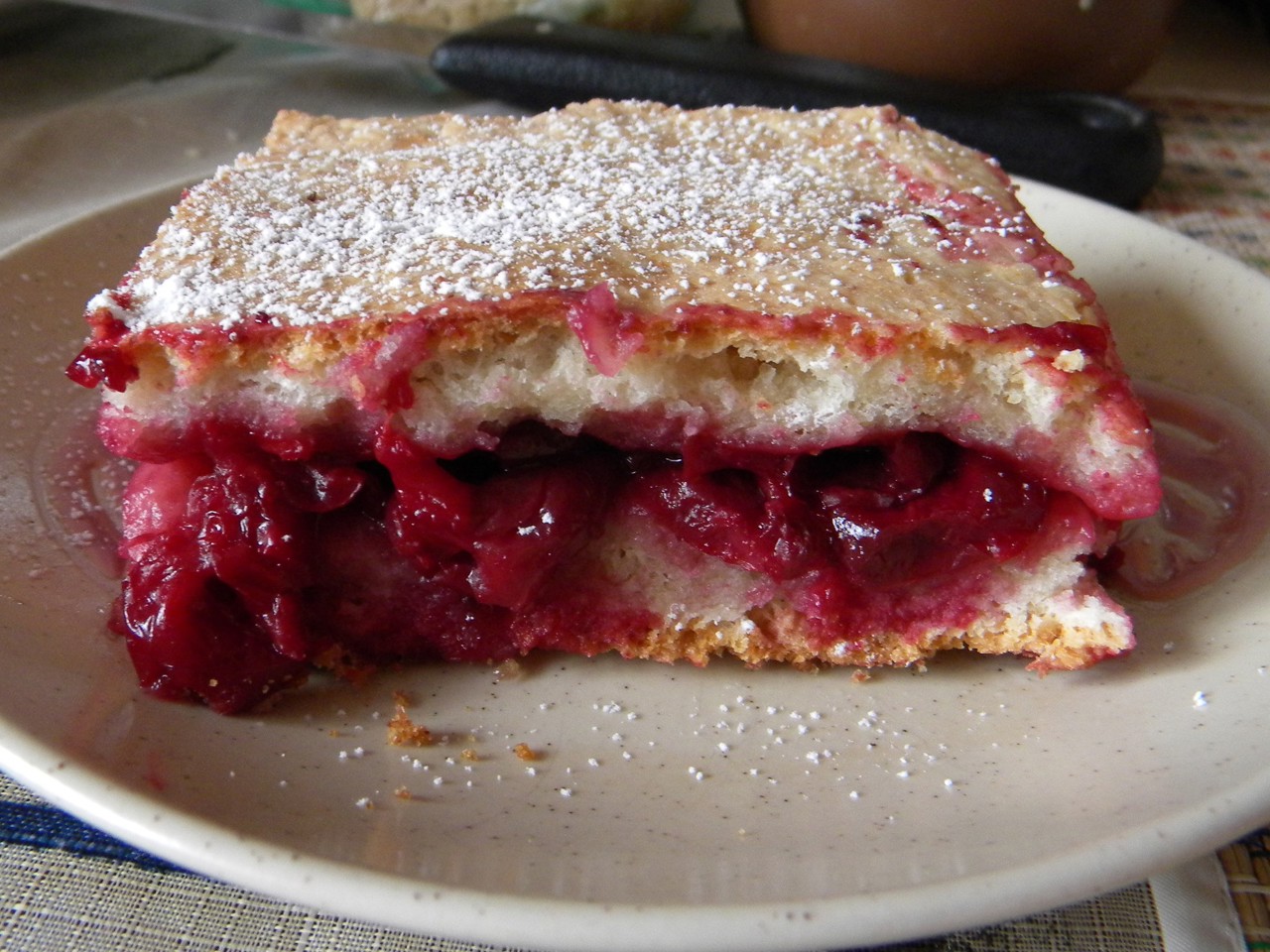 Berry Curd Cake