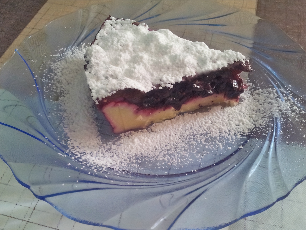 Berry Pie on Cottage Cheese Dough