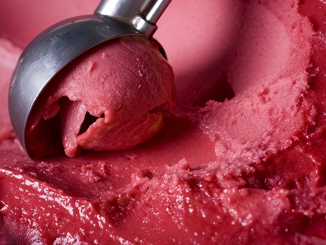 Berry Sherbet with Buttermilk and Cardamom