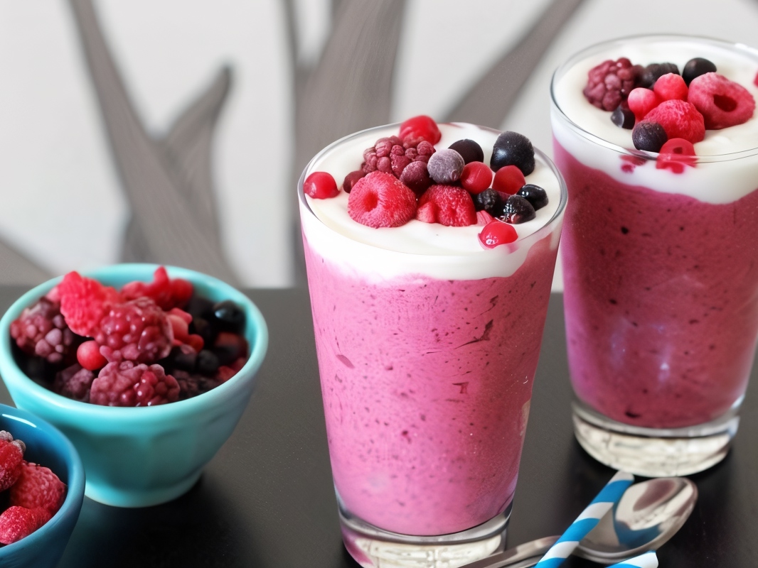 Berry-Cottage Cheese Mousse