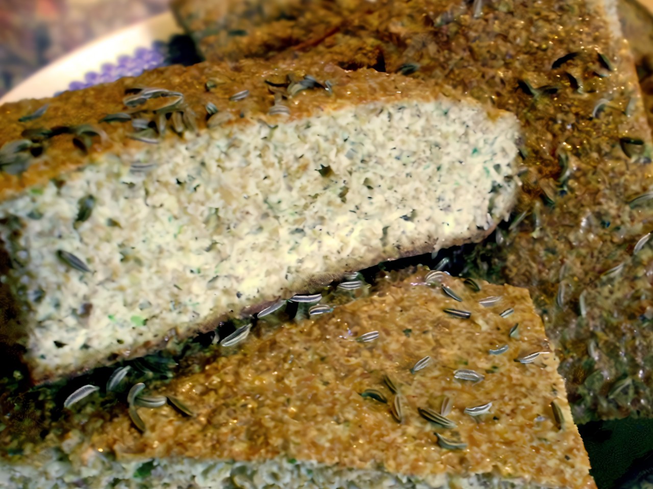 Egg Bread with Cauliflower