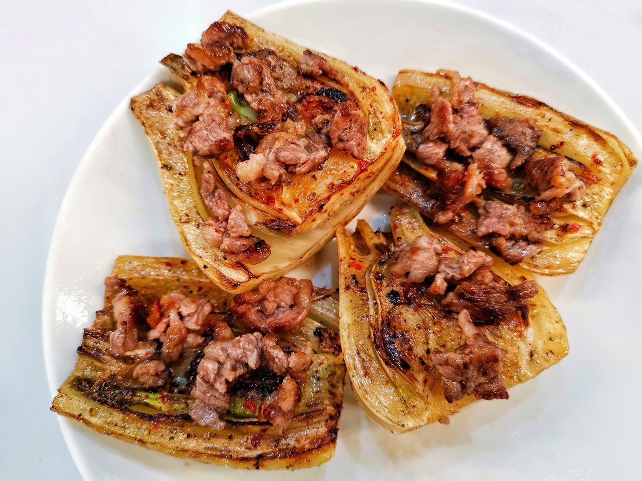 Fried Fennel with Bacon