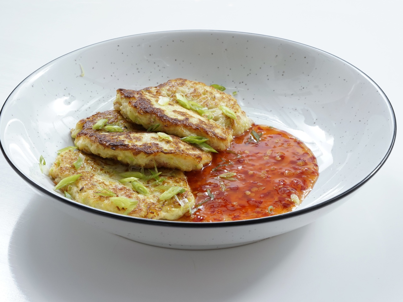 Zucchini Pancakes with Bacon