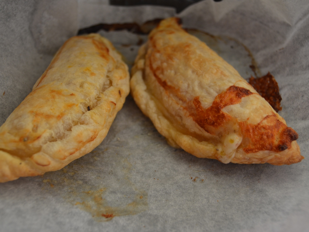 Calzone with Mozzarella and Cherry Tomatoes
