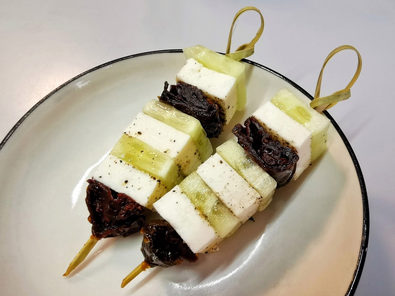 Canapés with Adyghe Cheese