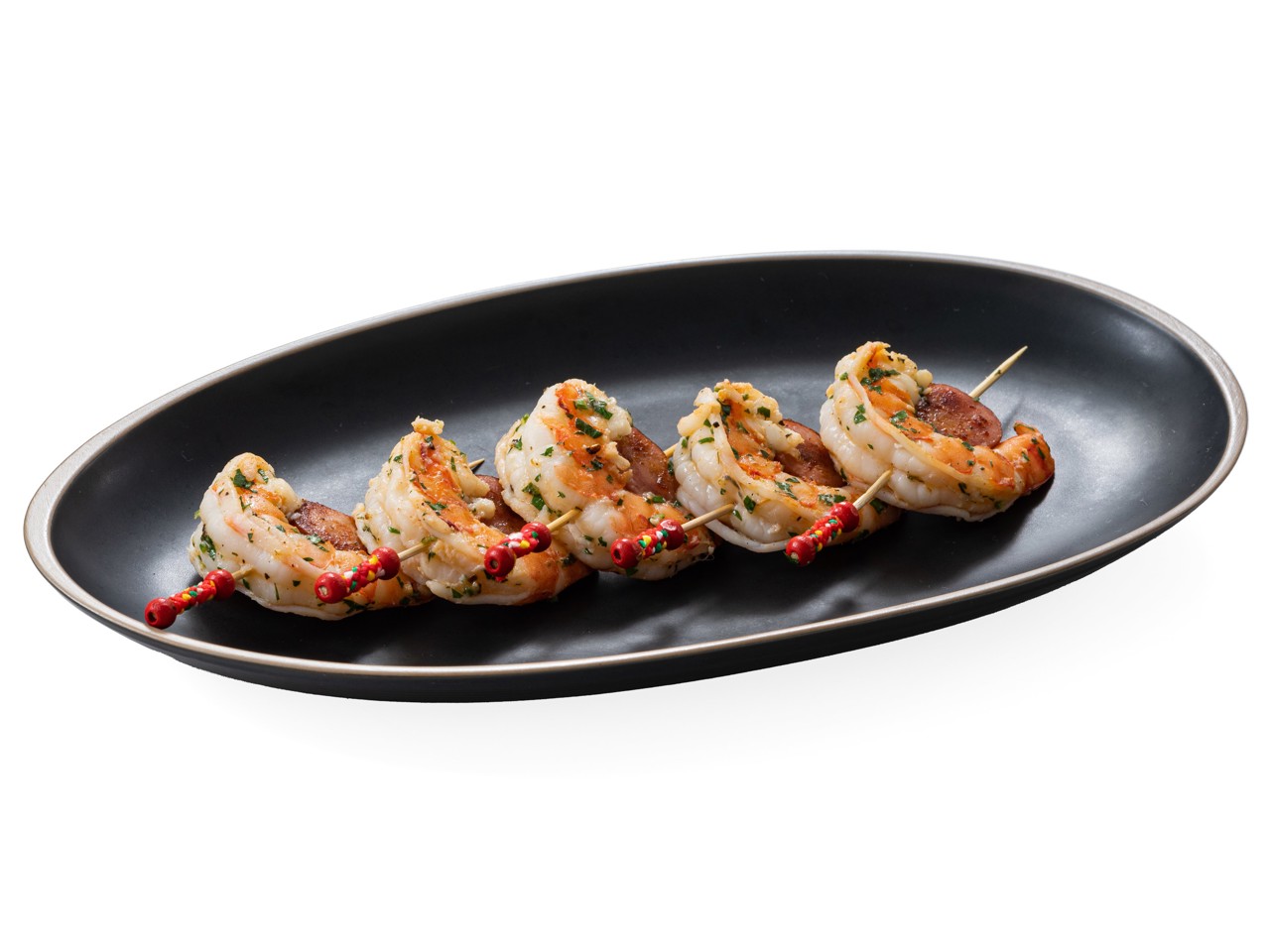 Shrimp and Sausage Canapés