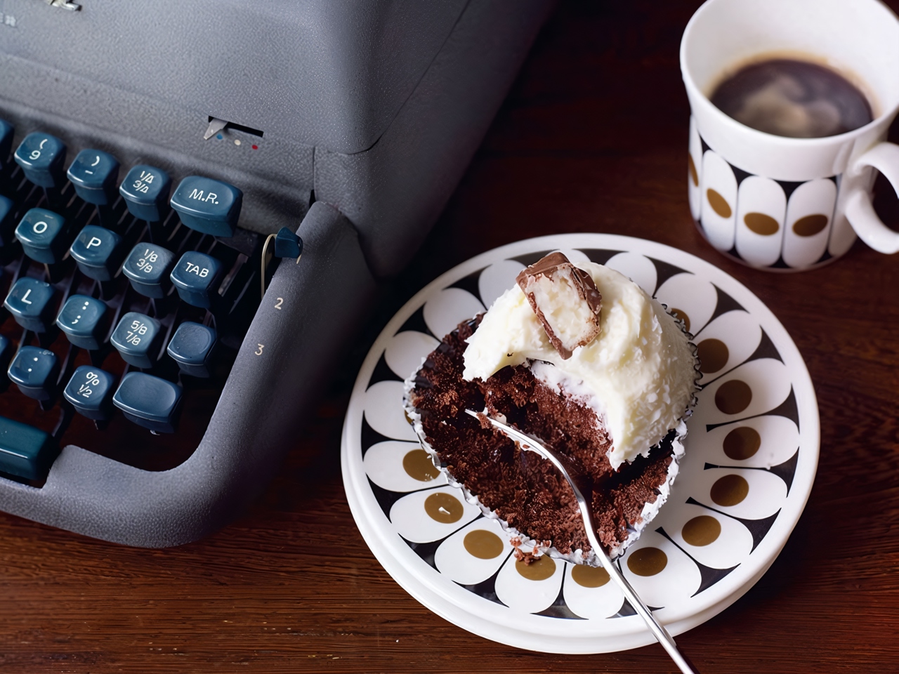 Chocolate Coconut Cupcakes