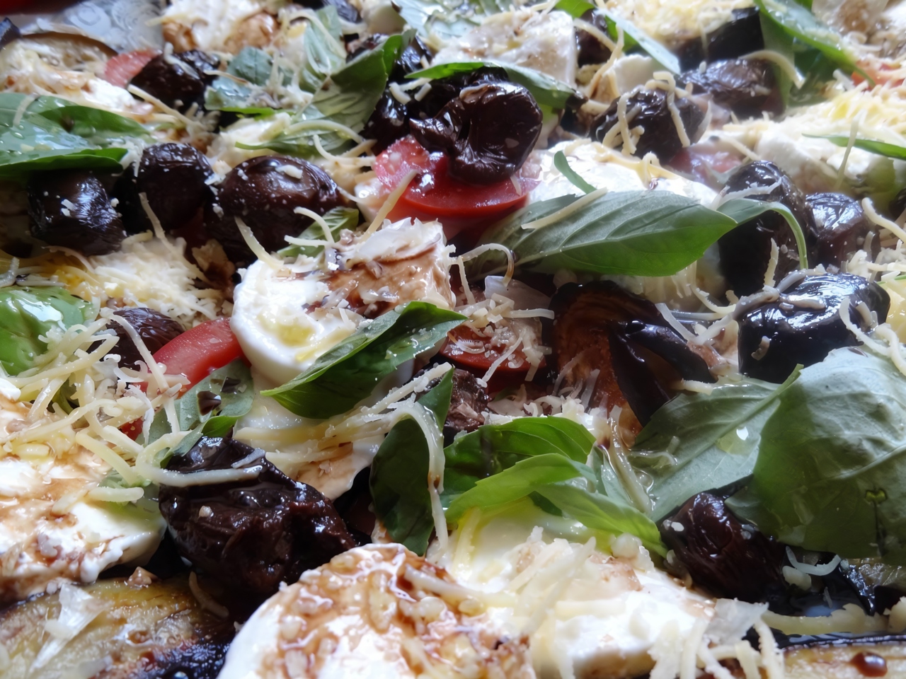 Caprese with Eggplants