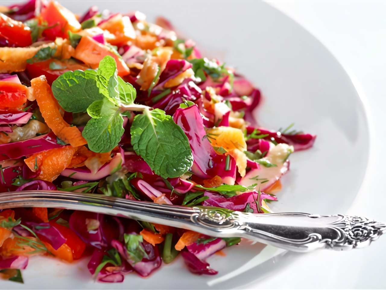 Cabbage Salad with Nuts