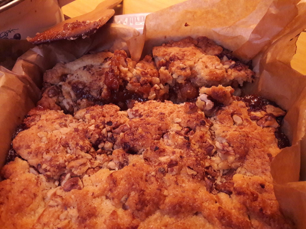 Caramelized Pumpkin Pear Crumble