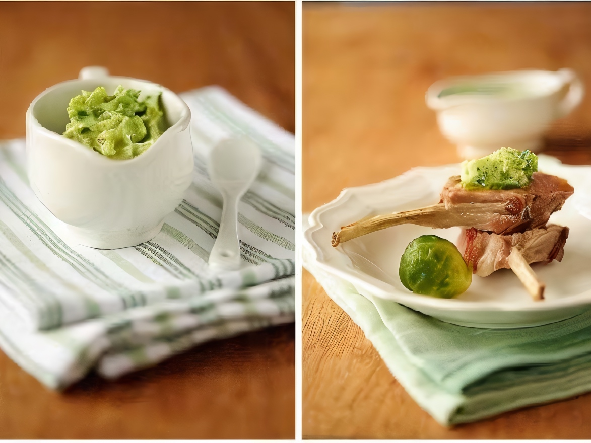 Rack of Lamb with Green Butter
