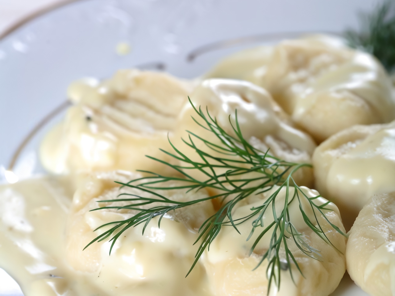 Young Potatoes in Sour Cream